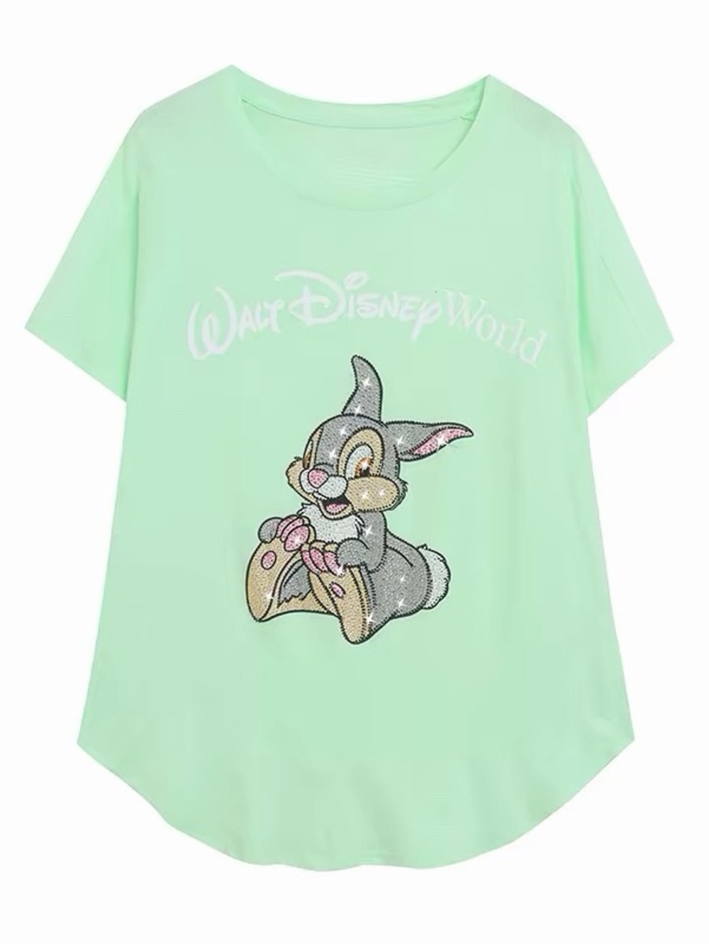 Walt Disney world 2026 Disney Parks Bambi Thumper Bedazzle short sleeve T shirt